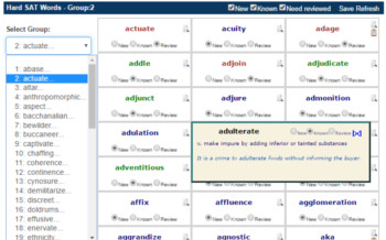 Difficult SAT Words