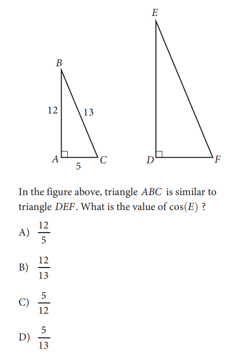 SAT math test