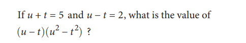 SAT math test