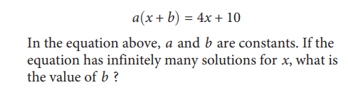 SAT math test