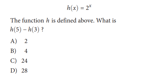 SAT math test