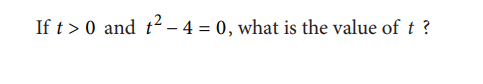 SAT math test