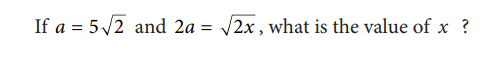 SAT math test