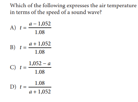 SAT math test