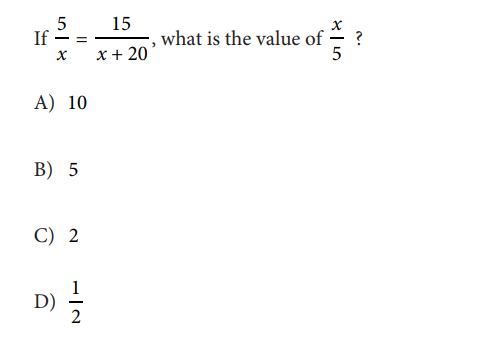 SAT math test