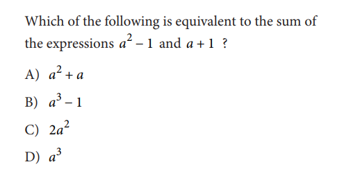 SAT math test