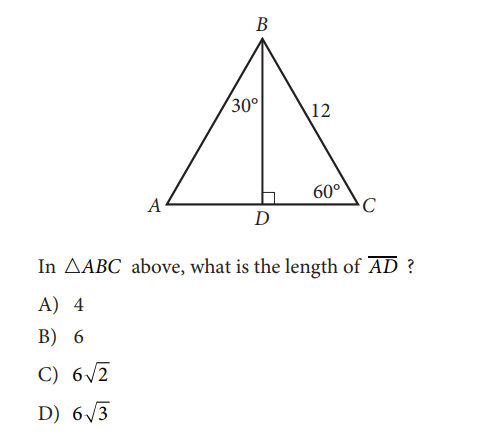 SAT math test