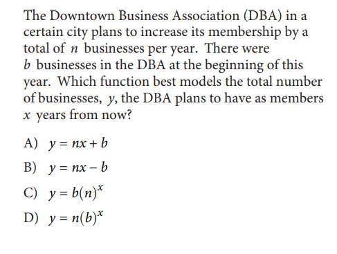 SAT math test