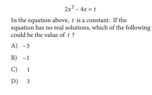 SAT math test