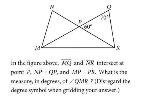 SAT math test