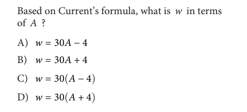 SAT math test