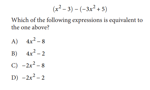 SAT math test