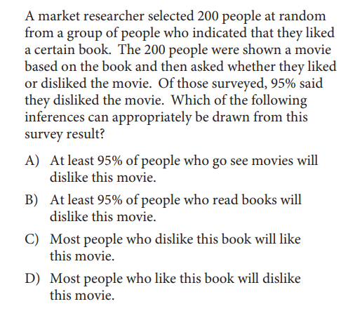 SAT math test