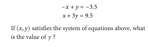 SAT math test