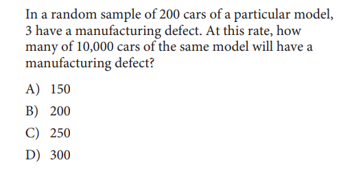 SAT math test
