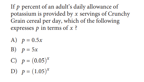 SAT math test