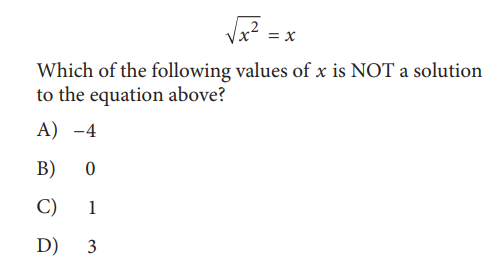 SAT math test