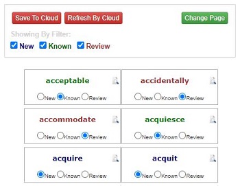 Manage SAT Word by Note